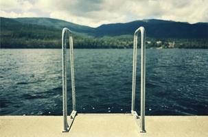 Handlebars to a swimming pool photo