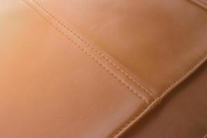 Close-up of brown leather photo