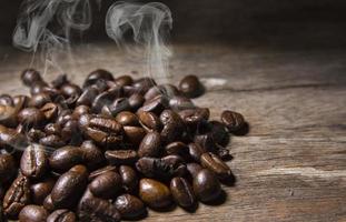 Roasted coffee beans photo