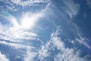 nubes en el cielo foto