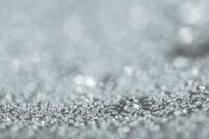 Water droplets on bokeh background photo