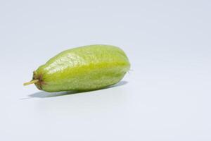 Bilimbi fruit on white background photo