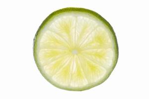 Lime on white background photo