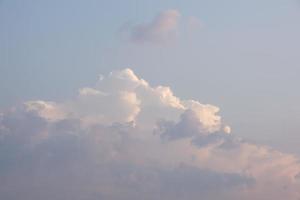 Clouds and sky at sunset photo