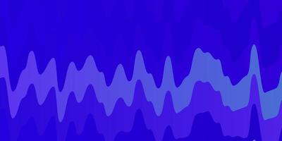 Light Pink, Blue vector pattern with curves.