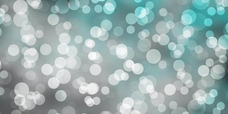 Light BLUE vector background with circles.