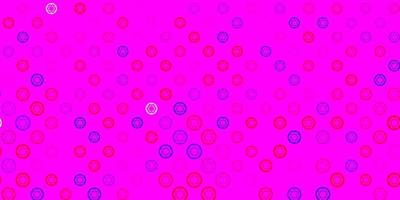 Light Blue, Red vector backdrop with mystery symbols.