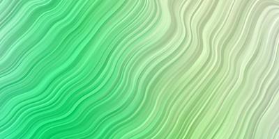 Light Green vector pattern with wry lines.