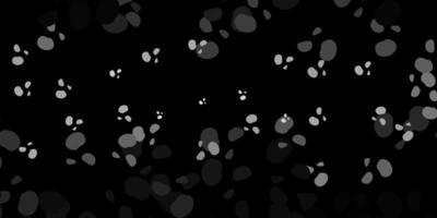 Dark gray vector pattern with abstract shapes.