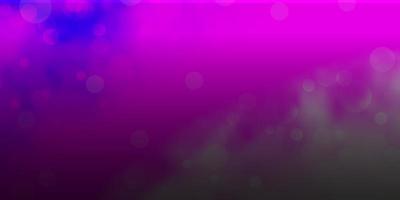 Light Pink vector backdrop with dots.