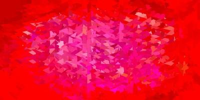 Light red vector gradient polygon texture.