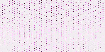 Light pink vector background with bubbles.