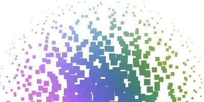 Light Multicolor vector texture in rectangular style.