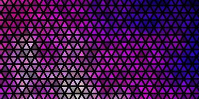 Light Purple, Pink vector template with crystals, triangles.