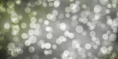 Light Gray vector texture with circles.