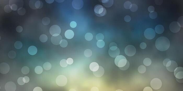 textura de vector azul oscuro, amarillo con discos.