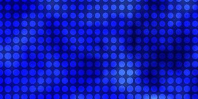 Light BLUE vector background with circles.