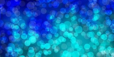 Light BLUE vector backdrop with circles.