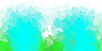 Light green vector polygonal pattern.