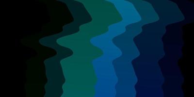 Dark Blue, Green vector texture with curves.