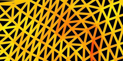 Light orange vector polygonal background.