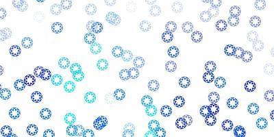 Light blue vector pattern with spheres.