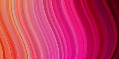 Light Pink, Yellow vector pattern with lines.
