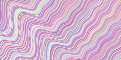 Light Pink, Yellow vector background with wry lines.