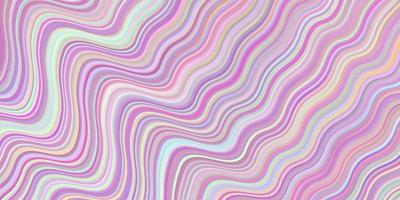 Light Pink, Yellow vector background with wry lines.