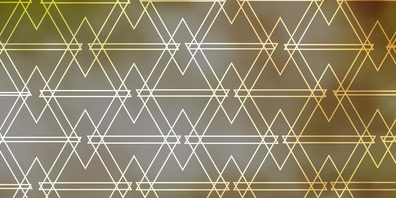 Light Green vector background with triangles.