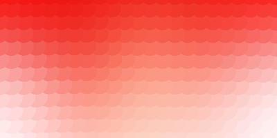 Light Red vector background with bubbles.