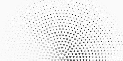 Light Gray vector template with neon stars.