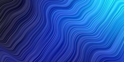 Dark BLUE vector backdrop with bent lines.