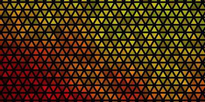 Light Green, Red vector template with crystals, triangles.