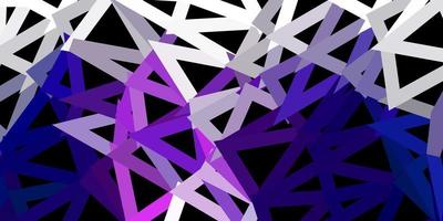 Dark purple vector triangle mosaic wallpaper.