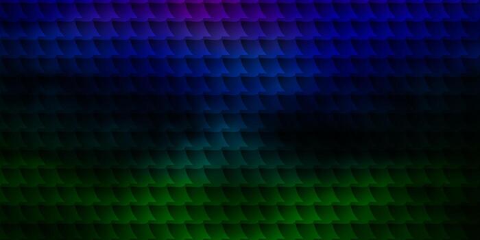 Dark Multicolor vector texture in rectangular style.