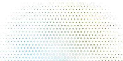 Light Blue, Yellow vector texture with disks.