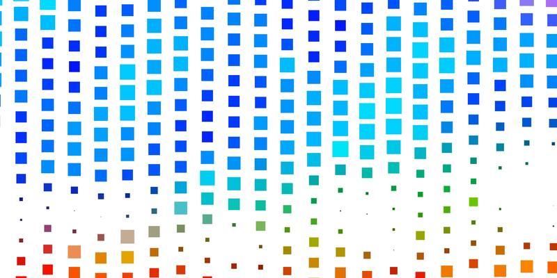 Dark Multicolor vector template in rectangles.