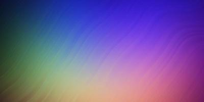 Light Multicolor vector pattern with curves.