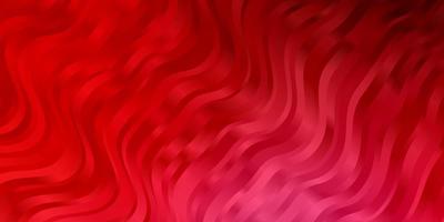 Light Red vector texture with curves.