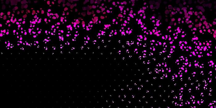 Dark pink vector pattern with abstract shapes.