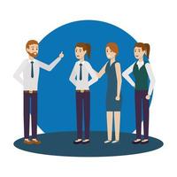 Group of businesspeople vector design