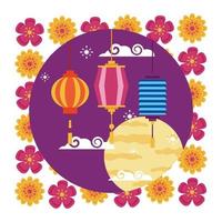 China lanterns vector design