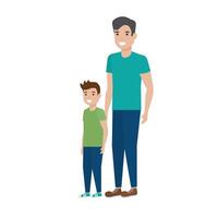 Isolated family members vector design