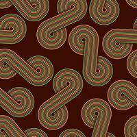 Retro abstract seamless pattern with circles vector