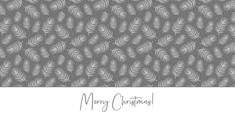 Merry Christmas. Spruce branch, pine tree element. Seamless pattern texture background.