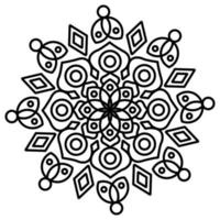 Mandala With Ornaments vector