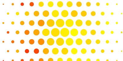 Light Yellow vector backdrop with circles.