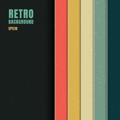 Abstract Background Pattern with Vertical Stripe Vintage Retro Colors