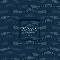 Abstract blue water wave line pattern background. vector